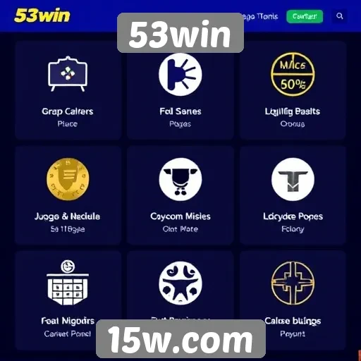 Análise das funcionalidades do site de jogos 53win
